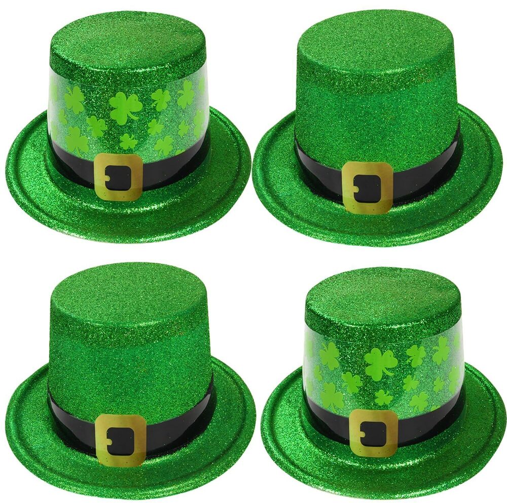 5404 4 Pcs St. Patrick's Dayleprechaun hat st patricks day hats St.